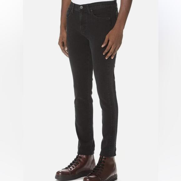 NWT J Brand Men’s Parallax Moto Skinny Fit Stretch Jeans Black W32 - Picture 1 of 16